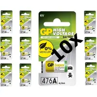 GP Super 476A 4LR44 A544 PX28A 544A 6V - 10 Stuks
