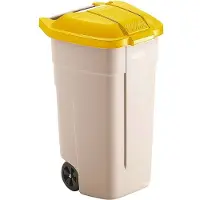 Rubbermaid Deksel voor Mobiele Container - Geel