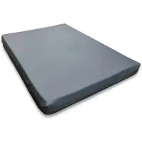 Topmast Jumbo - Hondenbed - Antraciet - 100 x 75 cm - Leatherlook Hondenkussen - Hondensofa - Honden Ligbed - Hondenmatras