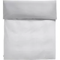 HAY Dekbedovertrek Duo Grey Katoen-240 x 200 / 220 cm | Lits-Jumeaux
