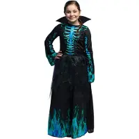 Boland Skeleton Azura halloween jurk (4-6 jaar)