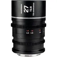 Laowa 27mm T2.8 1.5X S35 Nanomorph Cine Silver L-mount objectief