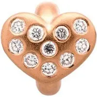 Endless Jewelry Endless Bedel zilver White Heart of Love rosekleurig 61501-2