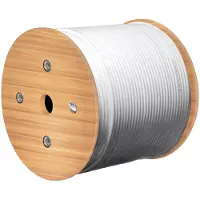 White Label Netwerkkabel Cat6a S/FTP soepele kern (305 meter)