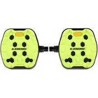 Look Paar Trail Grip Flat Pedals Lime Green