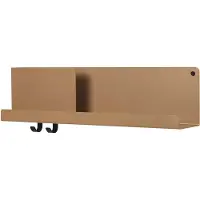 Muuto Folded Shelves Plank Burnt Orange | 63 x 16.5 cm