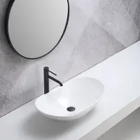 Guido Gusto Waskom Gia 61x36x15cm glans wit