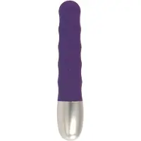 Seven Creations -Discretion Vibe Ribbed Purple-Vibrator