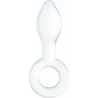 Chrystalino Plugger - White glazen dildo
