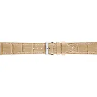 Morellato PMX027BOLLE IG Horlogebandje - Leer - Beige - 12 mm
