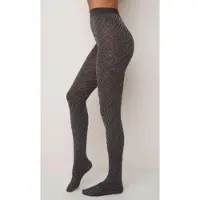 Oroblu fantasie Sheen panty 70 den maat L/XL zwart melange