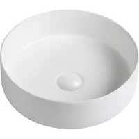 Guido Gusto Waskom Anna 35x35x12cm mat wit inclusief afvoerplug