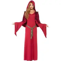 Vegaoo "Rode priesteres kostuum voor dames - Verkleedkleding - Large"