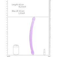 Realrock Dubbele Dildo niet realistisch Paars - Paars