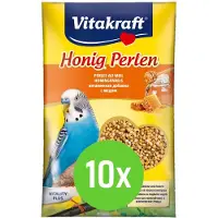 Vitakraft 10x honingparels parkiet en exoot - zakje à 20 gram