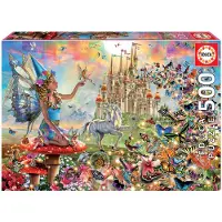 Educa - puzzel - 500 stuks - Feeën en Vlinders