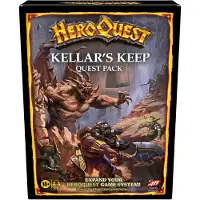 Avalon hill HeroQuest Kellar's Keep Uitbreiding, Bordspel voor 14+ J.