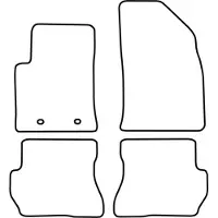TCP Automatten | Mattenset Ford Fusion - 2005 - 2007