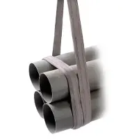 Delta Rondstrop | volgens EN 1492-2 | grijs | 4 ton | 65 mm | 8 m - CO.RS.040008 CO.RS.040008