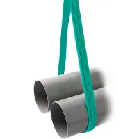 Delta Rondstrop | volgens EN 1492-2 | groen | 2 ton | 55 mm | 8 m - CO.RS.020008 CO.RS.020008