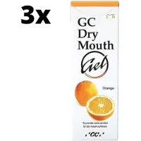 Gc Dry Mouth Gel Orange - 3 x 35 ml - Voordeelverpakking