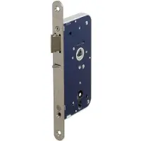 Lips 2426 Centraalslot | DM50mm | PC72mm | krukgat 8mm | voorplaat RVS 20x235mm afgerond | sluitplaat SPT2421 R | DR 1+3 - 7264600