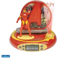 Marvel Avengers 3D Iron Man Projectorklok met Magische Geluiden