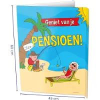 Paper Dreams Window Signs - Pensioen Multi multi Karton