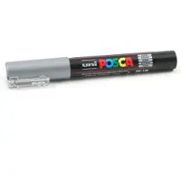 Posca Uni POSCA paintmarker PC-1MC, 0,7 mm, zilver 6 stuks