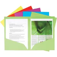 Exacompta 10x ROCK''S 210 - Pak van 25 mappen met dubbele klep A4 of A3 - Geassorteerd - 415000E