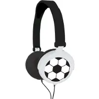 Lexibook Football Stereo Bedrade Opvouwbare Koptelefoon met veilige volumebeperking