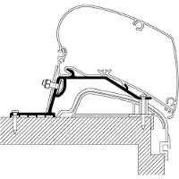 Thule Voortent Adapter Hobby Premium & Ontour - Montage adapters