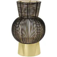 Riverdale Sfeerlicht Ise zwart 32 cm (zwart/goud)