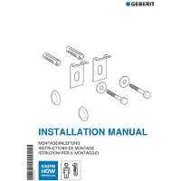 Geberit kerafix bevestigingsset voor urinoir chroom 55107000 551070000