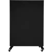 Ivol Mobiele scheidingswand - Akoestisch paneel/whiteboard - 120x160 cm - Z