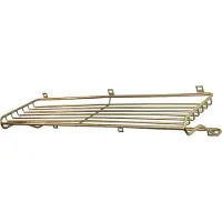 Maze Shoe Shelf L messing