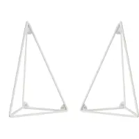 Maze Pythagoras steunen 2-pack wit