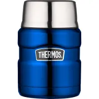 Thermos King voedseldrager 470 ml - Metaalblauw