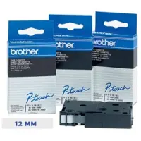 Brother TC-203 Tape Blauw op wit (12 mm)
