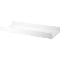 String Schap Met Hoge Rand Metaal 30x78 Cm Wit - Rekkensysteem (modulair) Plaatmetaal White - MSH7830-12-1