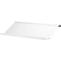 String schoenenrek metaal wit, 58x30 cm