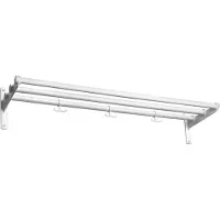 Essem Design Nostalgi hoeden-/schoenenplank wit-wit