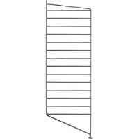 String vloerpaneel zwart, 85x30cm, 1-pack