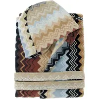 Missoni Badjas Unisex Giacomo Hooded Black Multicolor-S
