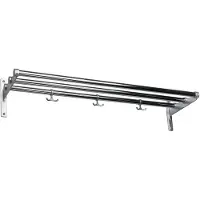 Essem Design Nostalgi Hat Rack/shoe Rack Fittings Hoedenrek Gemaakt Van Gerecycleerde Gemaakt Van Chroom Chroom - Schoenenplanken Gerecyclede Aluminium - 25