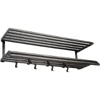 Essem Design Tamburin kapstok 100 cm Zwartgebeitst eiken-zwart
