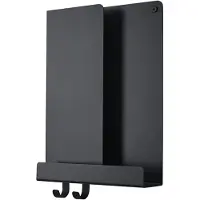 Muuto Folded Shelves Plank Black | 29.5 x 40 cm