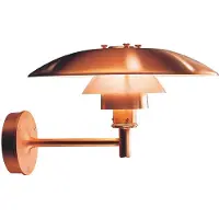 Louis Poulsen PH wandlamp Brushed copper