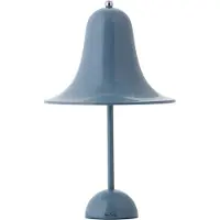 Verpan Design tafellamp Pantop, blauw, Woon-/ Eetkamer, metaal, Design, tafellamp