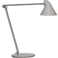 Louis Poulsen Tafellampe , NJP, dimbare, Grijs, Woonkamer, Metaal, Designer